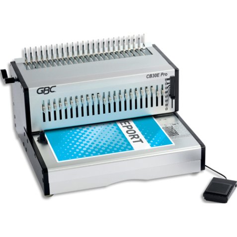 Machine à relier CB30e Pro, perfore jusqu'à 30 feuilles à la fois (70 g/m²)
