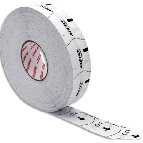 Tickets T90 pour distributeur Turn-O-Matic, blanc