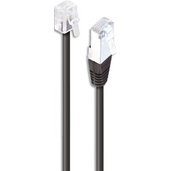 Câble adsl, rj11 / rj45, m / m, noir, 2m, np 570843