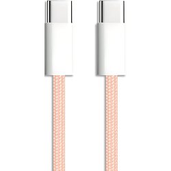 Câble usb-c / usb-c, colors nylon, rose, 1m 600413