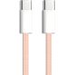 Câble usb-c / usb-c, colors nylon, rose, 1m 600413