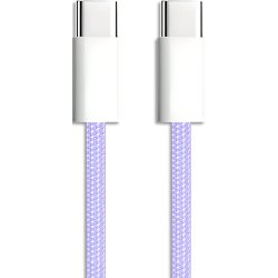 Câble usb-c / usb-c, colors nylon, violet, 1m 600414