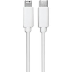 Câble mfi, usb-c / lightning, m / m, blanc, 3m 570451