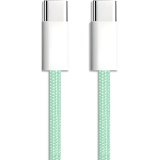 Câble usb-c / usb-c, colors nylon, vert, 1m 600415