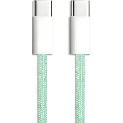 Câble usb-c / usb-c, colors nylon, vert, 1m 600415