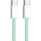 Câble usb-c / usb-c, colors nylon, vert, 1m 600415
