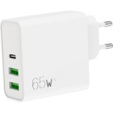 Chargeur secteur, triple, 2 usb-a / 1 usb-c, pd65w, blanc 570411