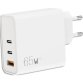 Chargeur secteur, triple, 2 usb-c / 1 usb-a, pd65w, blanc 570412