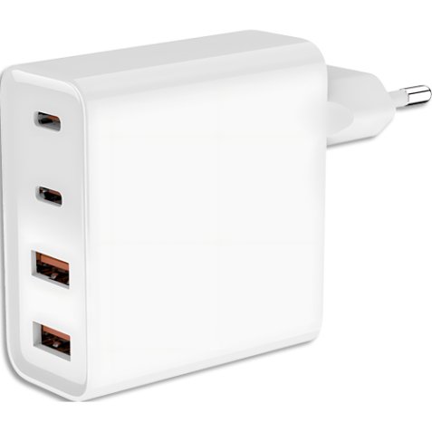 Chargeur secteur, quatro, 2 usb-c / 2 usb-a, pd 100w, blanc 570413