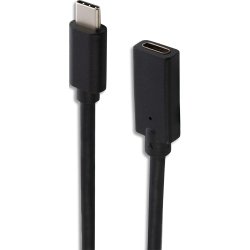 Rallonge usb-c / usb-c, usb 3.0, 60w, m / f, noir, 3m 570357