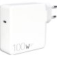 Chargeur secteur, usb-c, pd100w, blanc + câble usb-c, nylon, noir, 2m 570414