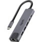Hub usb-c (3.1) 6 ports, 2* usb-c, 2* usb-a, 1* hdmi, 1* rj45 570518