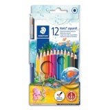 Crayon aquarelle Noris, étui carton de 12