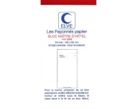 Bloc maître d'hôtel 50 feuillets dupli - 75 x 150 mm