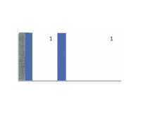Bloc vendeur 100 feuillets 60x135 mm Bleu