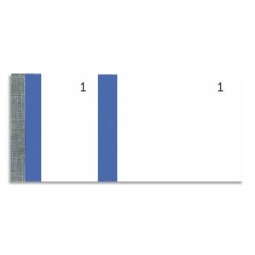 Bloc vendeur 100 feuillets 60x135 mm Bleu