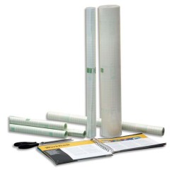 Rouleau de couvre-livre à adhésif repositionnable - 20x0,50 m - Transparent.