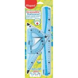 Kit de géométrie Flex, incassable, 3 pièces