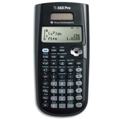 Calculatrice texas instruments scientifique ti-36x pro écran 4 lignes racine carrée probabilité 405x8325x200 5506gr
