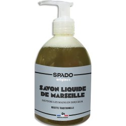 Flacon poussoir 300 ml de Savon liquide de Marseille, enrichi à l'huile d'Olive