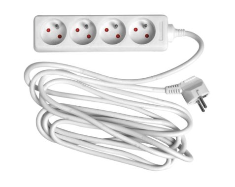 Multiprise Télécommandée Navaris - 4 Prises Type F Avec Câble 1,5 Mètres