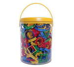 Emporte-pièces maxi-seau 100 animaux 50 formes géométriques 156 unités