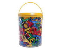 Emporte-pièces maxi-seau 100 animaux 50 formes géométriques 156 unités