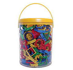 Emporte-pièces maxi-seau 100 animaux 50 formes géométriques 156 unités