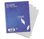 Buvard 7000 16x21 cm 10 feuilles uni 100 g teinte blanche