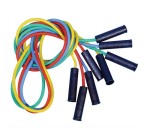 Elastiques cordes a sauter first loisirs cordes a sauter pvc longueur reglable lot de  4