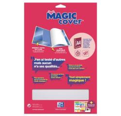 Couvre-livres elba magic cover pvc 9/100e 10 feuilles lisse  incolore