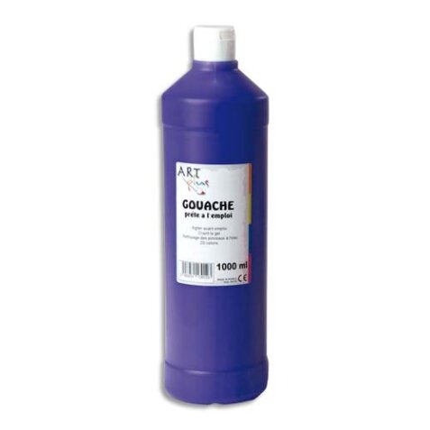 Gouache liquide 1 litre Violet prete à l'emploi