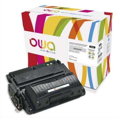 Toner remanufacturé OWA - haute capacité - Noir - pour HP Q5942X