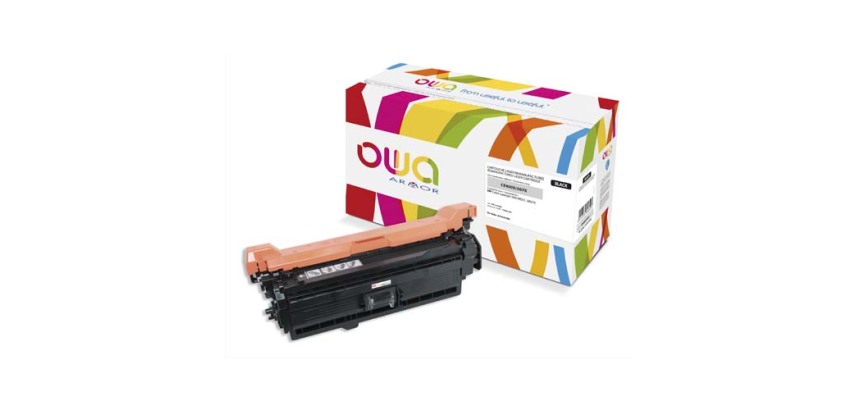 Toner remanufacturé OWA - haute capacité - Noir - pour HP CE400X