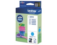 Cartouche Jet d'encre Cyan LC221C