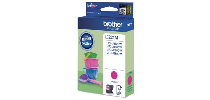 Cartouche Jet d'encre Magenta LC221M