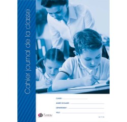 Journal préparation de classe éditions fuzeau couverture carte 1 face 235g a4+ 240x320mm agrafage 3 points 78 pages