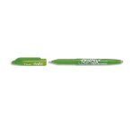 Roller pilot frixion ball écriture moyenne 0.5mm encre effaçable grip préhension rechargeable gomme sertie vert pomme