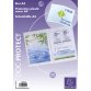 Sachet de 10 étuis de protection doubles PVC Haute Qualité 30/100e - A4 - Cristal