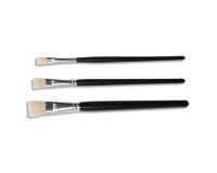 Brosse plate o'color poils soie porc virole aluminium    manche bois naturel 24 x nº6  10 16 boite 72 unites