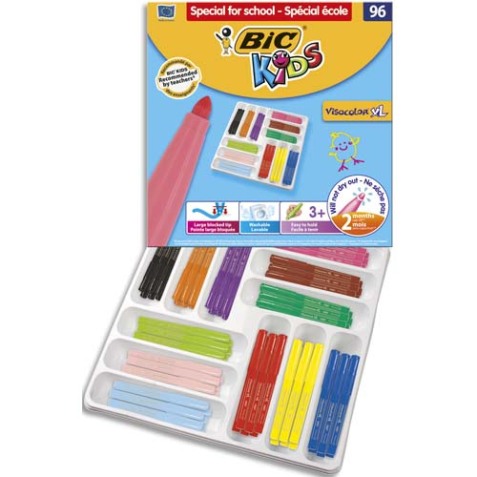 BIC KIDS Feutre Visacolor XL ecolutions, Class Pack