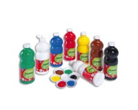 Gouache lefranc bourgeois liquide redimix non toxique fluide couvrante prête à l'emploi assortiment 8 flacons 1000ml