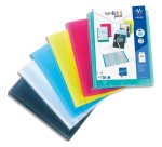 Protège-documents 80 vues Coloris assortis : Incolore-Bleu-Violet-Rouge-Vert
