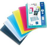 Protège-documents 80 vues Coloris assortis : Incolore-Bleu-Violet-Rouge-Vert