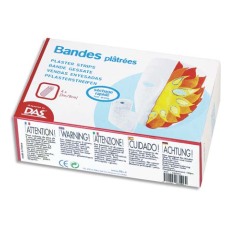 Bande plâtrée das 8cmx3m boîte 20 unités