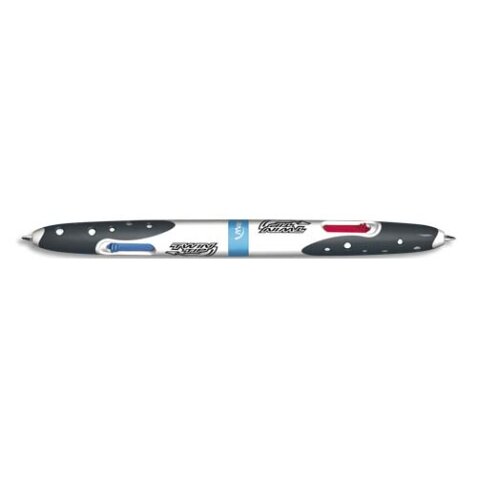 Stylo à bille quatre couleurs Twin Tip, noir/blanc