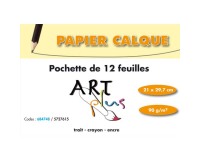 Papier calque art plus format a4 90 g pochette 12 feuilles