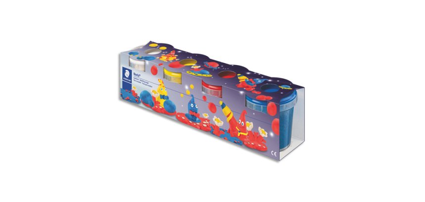 Kit de pâte à modeler Noris, 4 standards