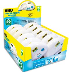 Pack économique de 10 rollers de corrections compact 10mx5mm + 2 gratuits