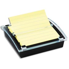 Dévidoir Z-Notes Millénium pour notes 101x101mm, livré avec 1 bloc 90 feuilles Jaunes